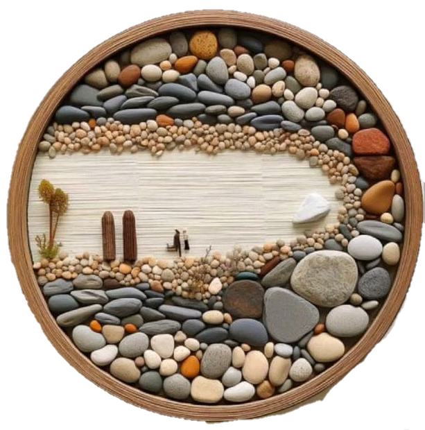 Family Pebble Art